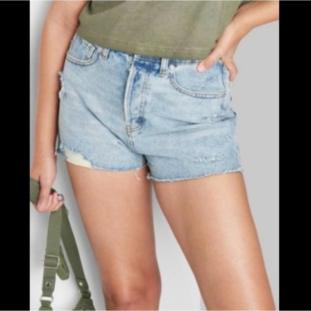 Wild Fable Women’s High-Rise Cutoff Jean Shorts